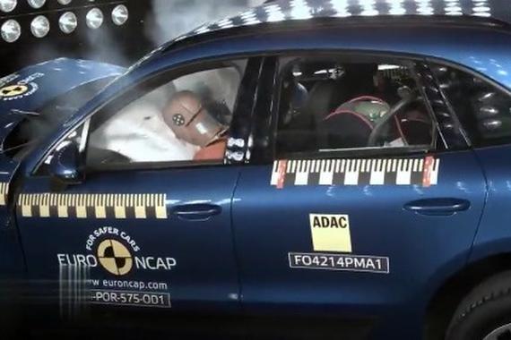 保护性不错 保时捷Macan欧洲碰撞测试