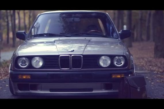 视频：宝马BMW E30换装BBS轮毂
