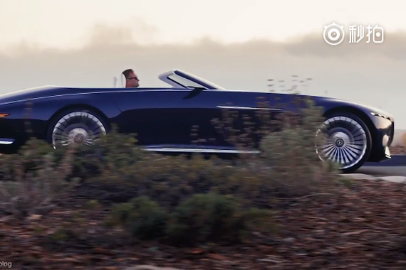 视频：加州活动中，奔驰秀出Maybach 6敞篷版 太美了！