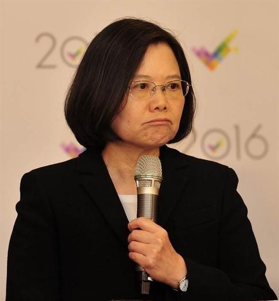 蔡英文上台后防务预算增长不明显(图片来源:台湾《中国时报》)