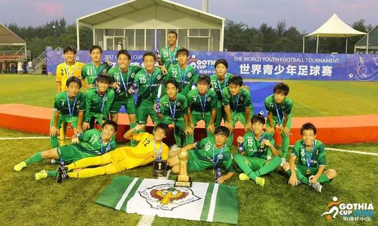 2017哥德杯中国东京绿茵队夺得精英挑战赛冠