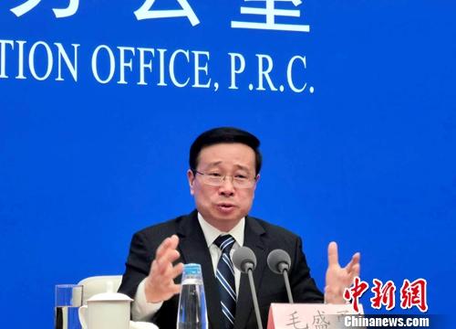 国家统计局新闻发言人毛盛勇。中新网记者 李金磊 摄