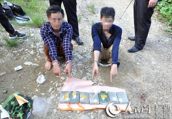 犯罪嫌疑人指认毒品