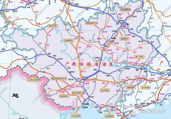 (说明:本图规划铁路线路走向及站点设置仅供参考)