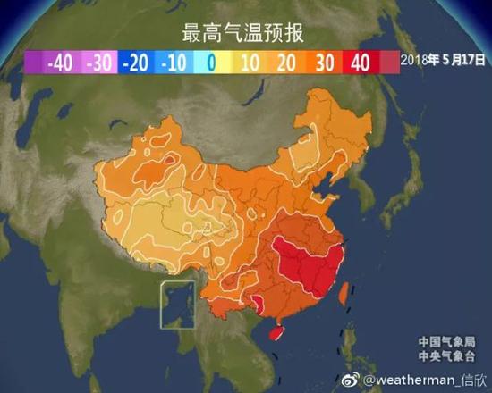 昨日浙江再度霸占气温榜前十!