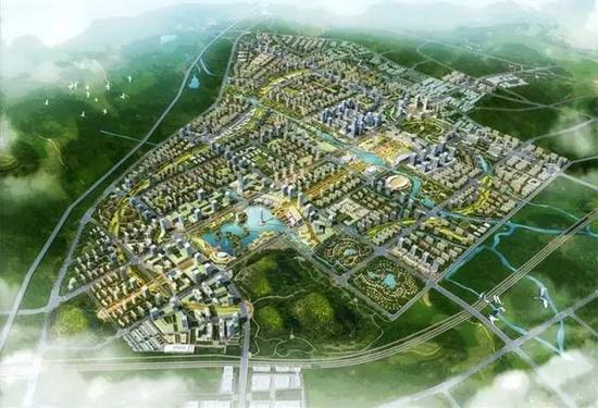 城市设计鸟瞰图▲