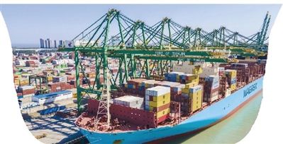 天津港太平洋国际集装箱码头。