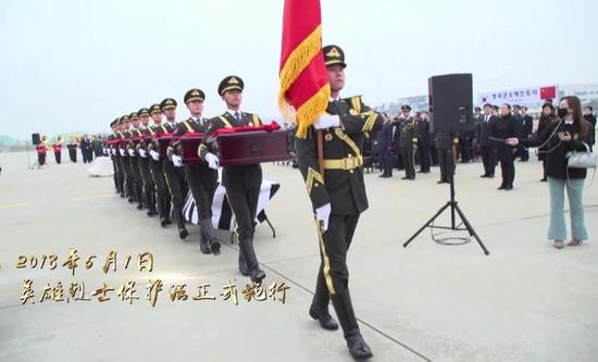 2014年至今,以国之名迎回、安葬589具在韩志愿军烈士遗骸;