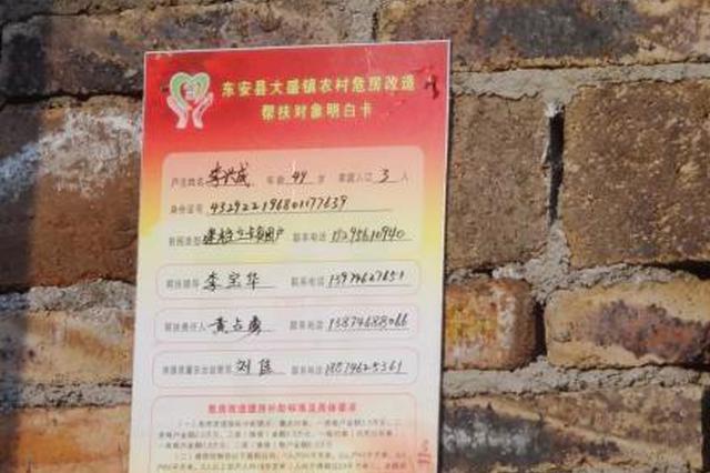 今年广西要完成54964户危房改造 建档立卡贫困户27793户