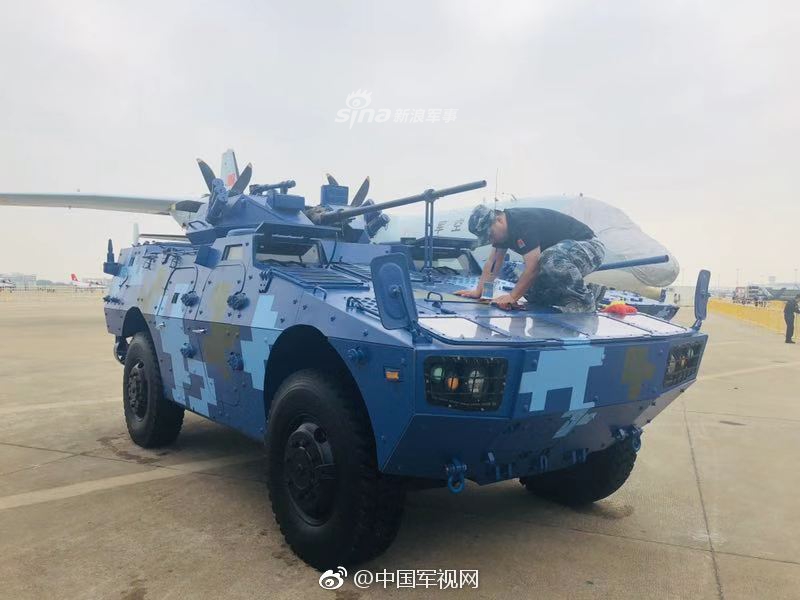 该车装备了新型突击炮炮塔,火力相较zbd-03空降战车有很大提升