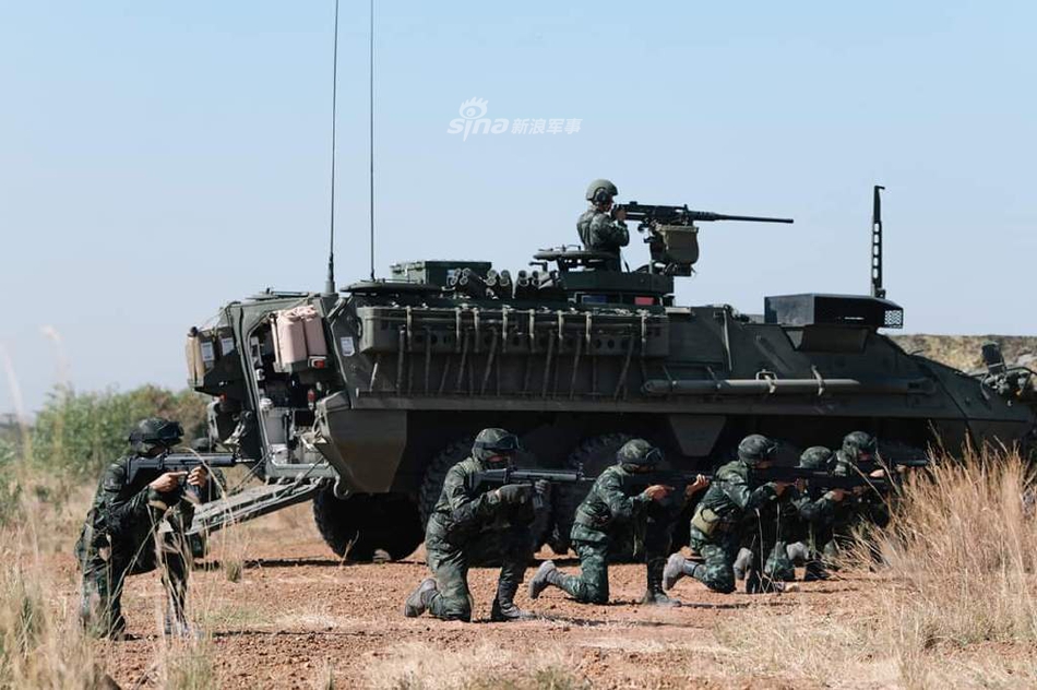 展示班组战术!泰国陆军斯特赖克步兵战车训练步坦协同
