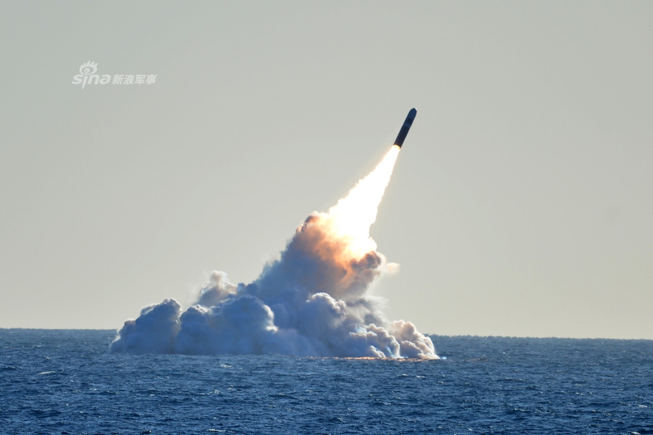 我巨浪2仍需努力!美公开三叉戟iid5战略导弹潜射画面