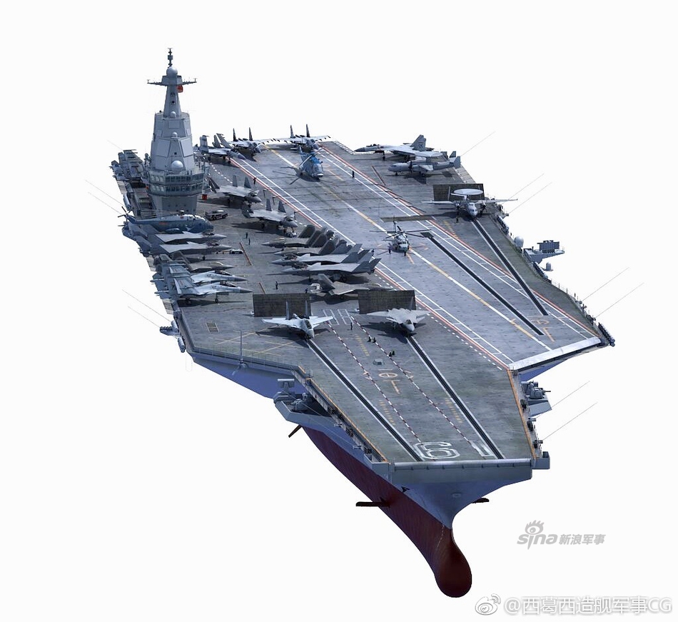 中国003型航母建两艘