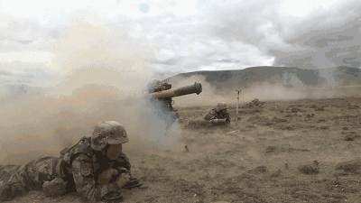 多种打印!解放军在西藏高原进行精确打击演练