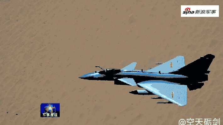 猛龙驭空!我空军歼10C战机多角度英姿曝光(动图)