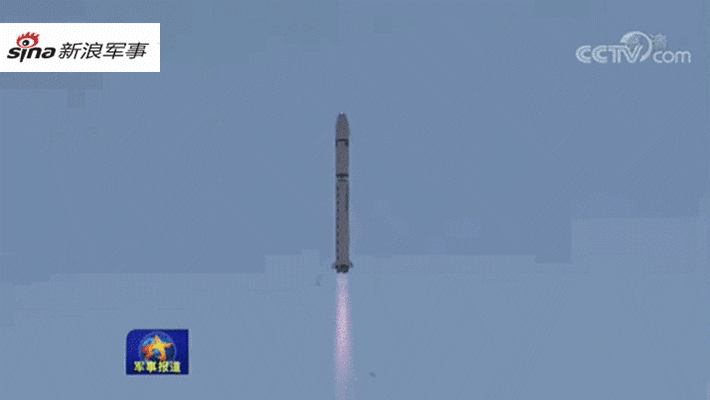 一睹中国火箭星箭分离全过程_高清图集