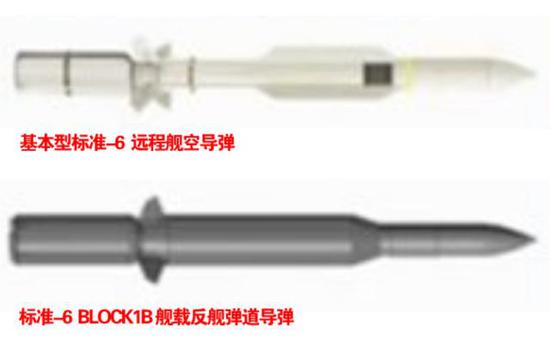 (新型反舰导弹更换战斗部、发动机加粗,但依旧可以兼容MK-41)