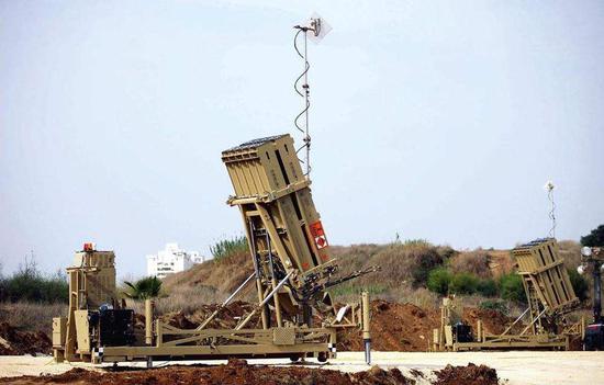 以色列“铁穹”防空导弹拦截系统
