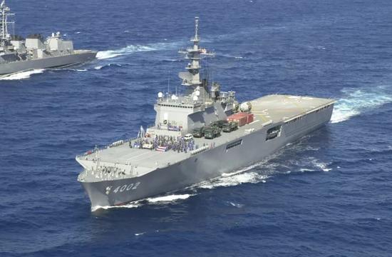 “大隅”级强调的是车辆装载能力,由于不具备机库,航空保障水平并不强