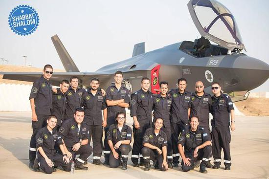 ◎以色列空军“金鹰”中队已经列装了9架F-35I战斗机