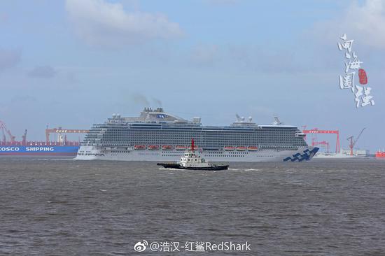 我055大驱进度喜人:一号舰将试航江南厂三号舰