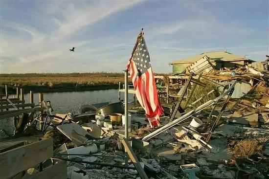▲飓风后的新奥尔良