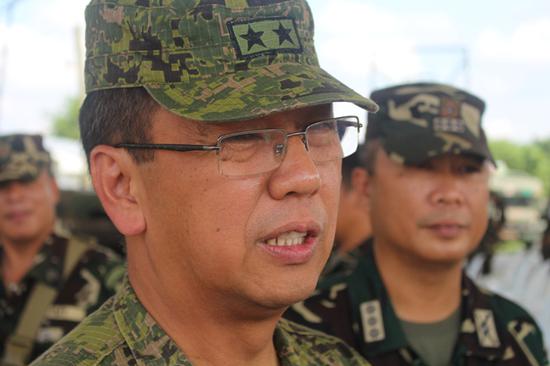 菲律宾武装部队总参谋长加维兹  图自NDBC新闻网