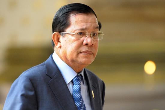 柬埔寨首相洪森 图源：法新社