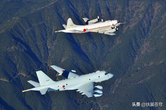 日本P-3C在不断减少，P-1在不断增加