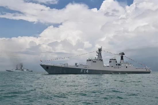 盘点此次阅兵外国参阅舰艇 多国战舰和中国渊