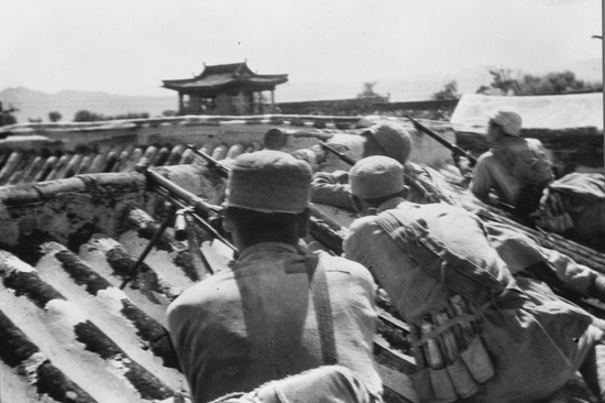 历史照片图志镜头记录中国战区日军投降签字仪式