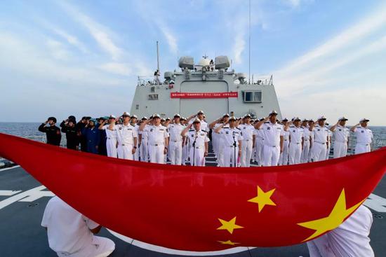 中国海军第30批护航编队凯旋 历时175天航行