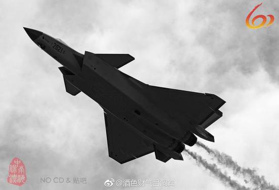 (2021号歼-20最新照片@酒色财气吕洞宾摄影作品)