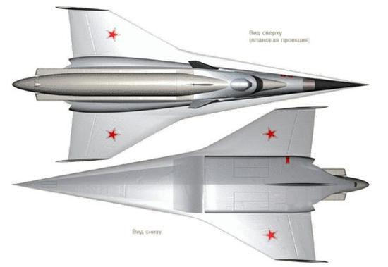用于搭载米格105的“螺旋”空天飞机