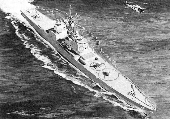 在冷战后期,巡洋舰=宙斯盾已经成了基本要求