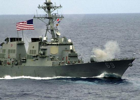 (USS Milius DDG 69 一艘Flight I 的勃克级驱逐舰)