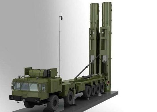 图片:疑似S-500防空导弹系统模型。