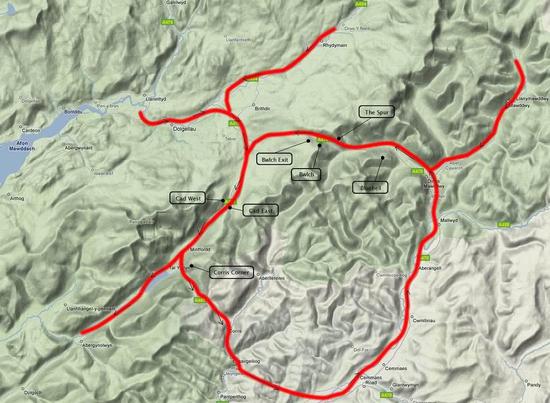 马赫谷由一系列山谷组成
