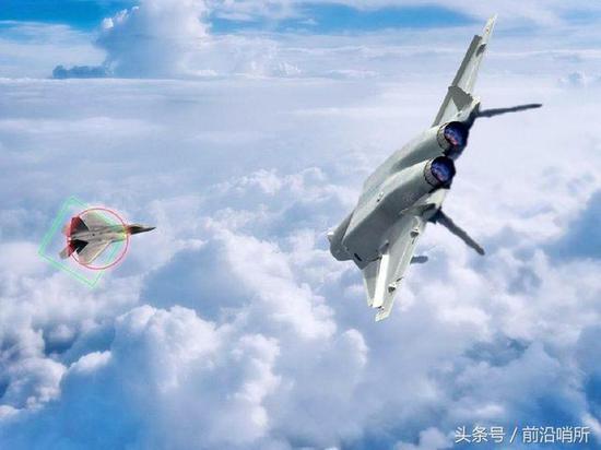 网友设计的歼-20猎杀F-22效果图