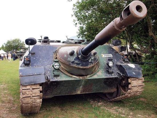 二战最大反坦克炮猎虎炮128mm主 不如现代轮式突击炮