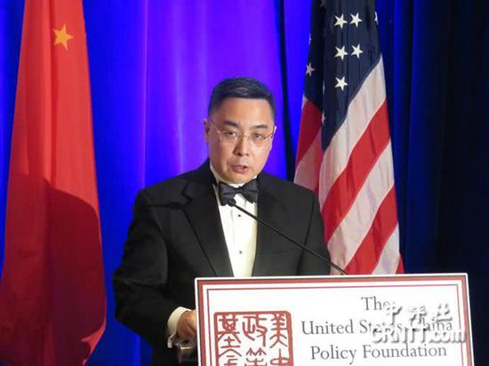 中国驻美公使李克新(来源:香港中评社)