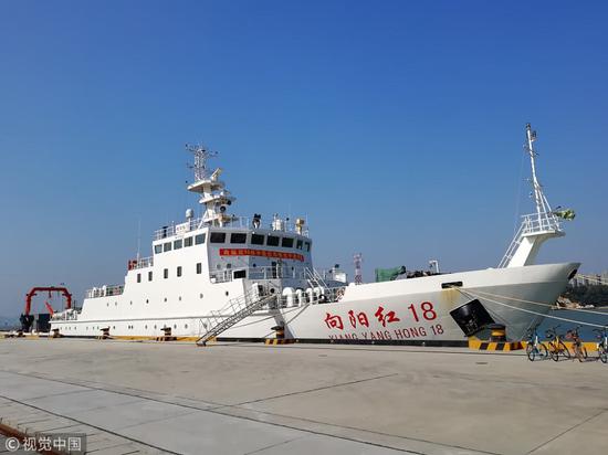 中国海洋科考船“向阳红”(视觉中国)
