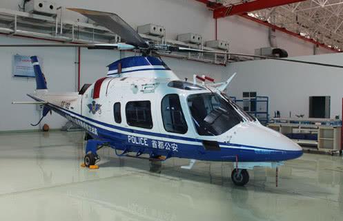北京警航的AW109直升机