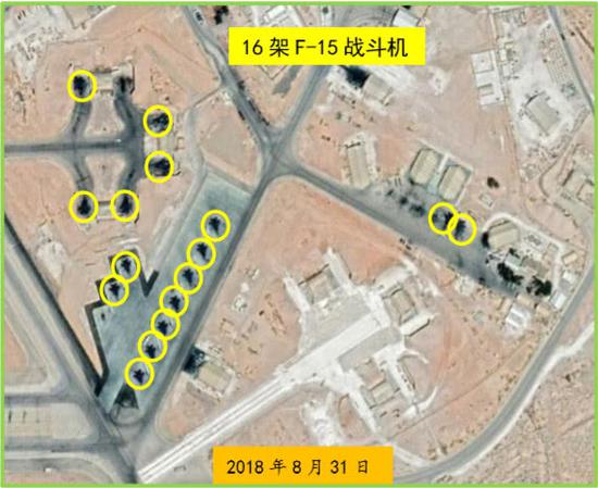 約旦艾茲賴尚格空軍基地常駐F-15戰鬥機