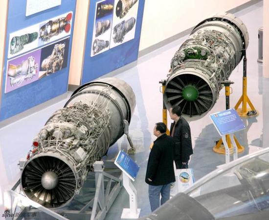图片:AL-31F和太行,都是推比8一级的