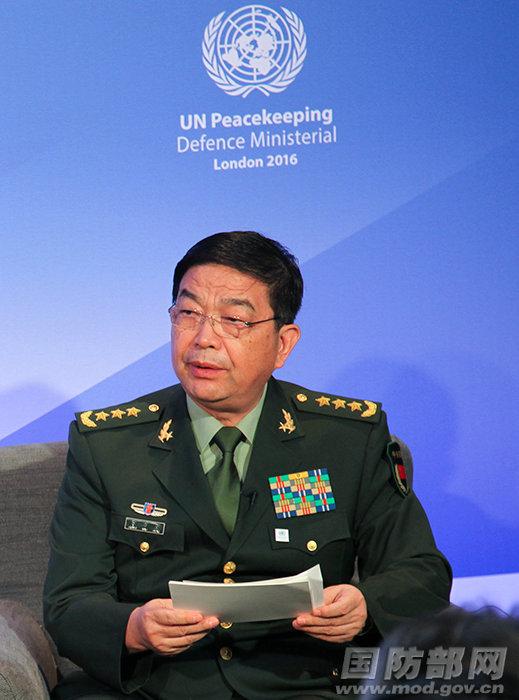 9月8日,国务委员兼国防部长常万全出席联合国维和部长级会议,并作大会发言。