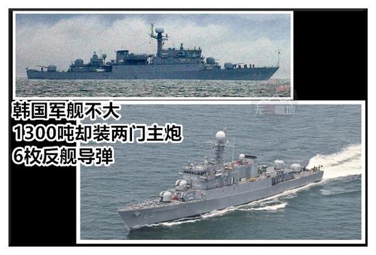 韩国军舰不大1300吨却装两门主炮6枚反舰导弹：不明不白沉了