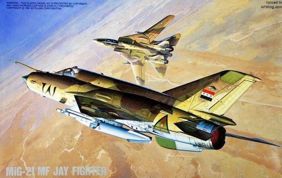 富士美封绘：伊拉克米格-21击落伊朗F-14