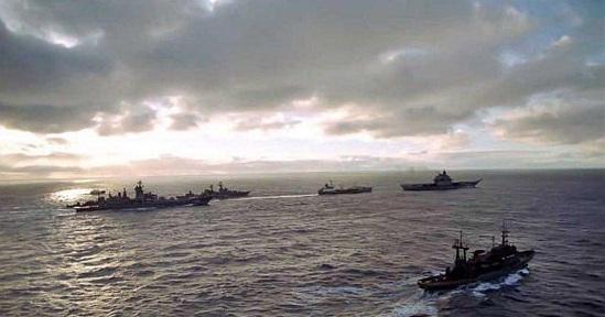 俄罗斯航母编队不但与美海军差距大 也不如中国海军辽宁舰编队
