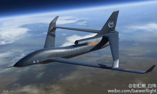 中国一款新型无人机疑似开始量产，未来可为航母杀手提供目标引导
